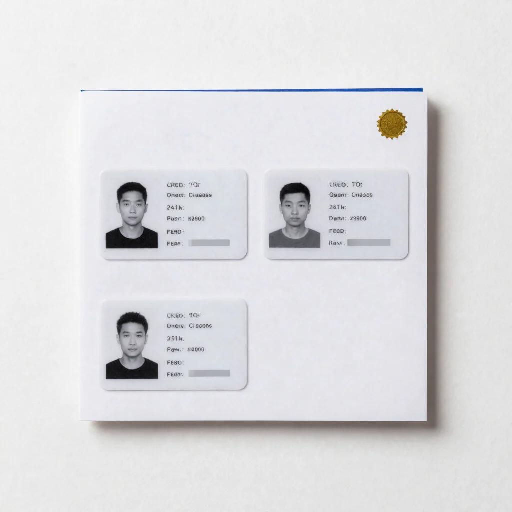 Mono ID Card Sheet